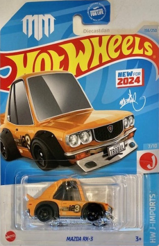 Mazda RX-3 - Mini Yellow